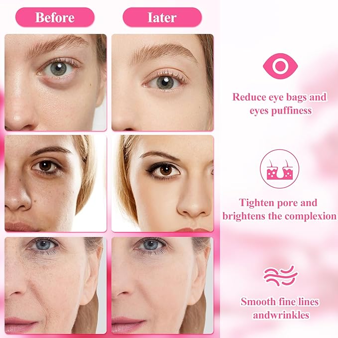 HOCKEY SOBRE HIELO DE GRAN BELLEZA,ENFRIAMIENTO FACIAL  ROSADO - 4