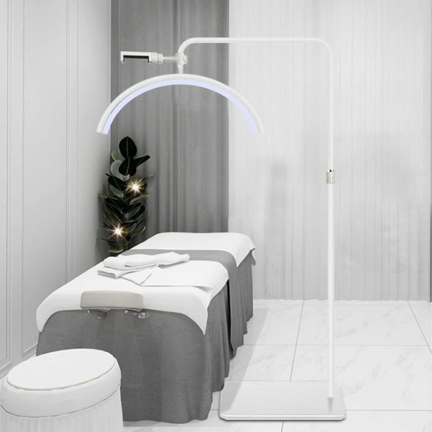 LAMPARA MEDIA LUNA LED PARA PESTAÑAS Y CEJAS COLOR BLANCO - 1
