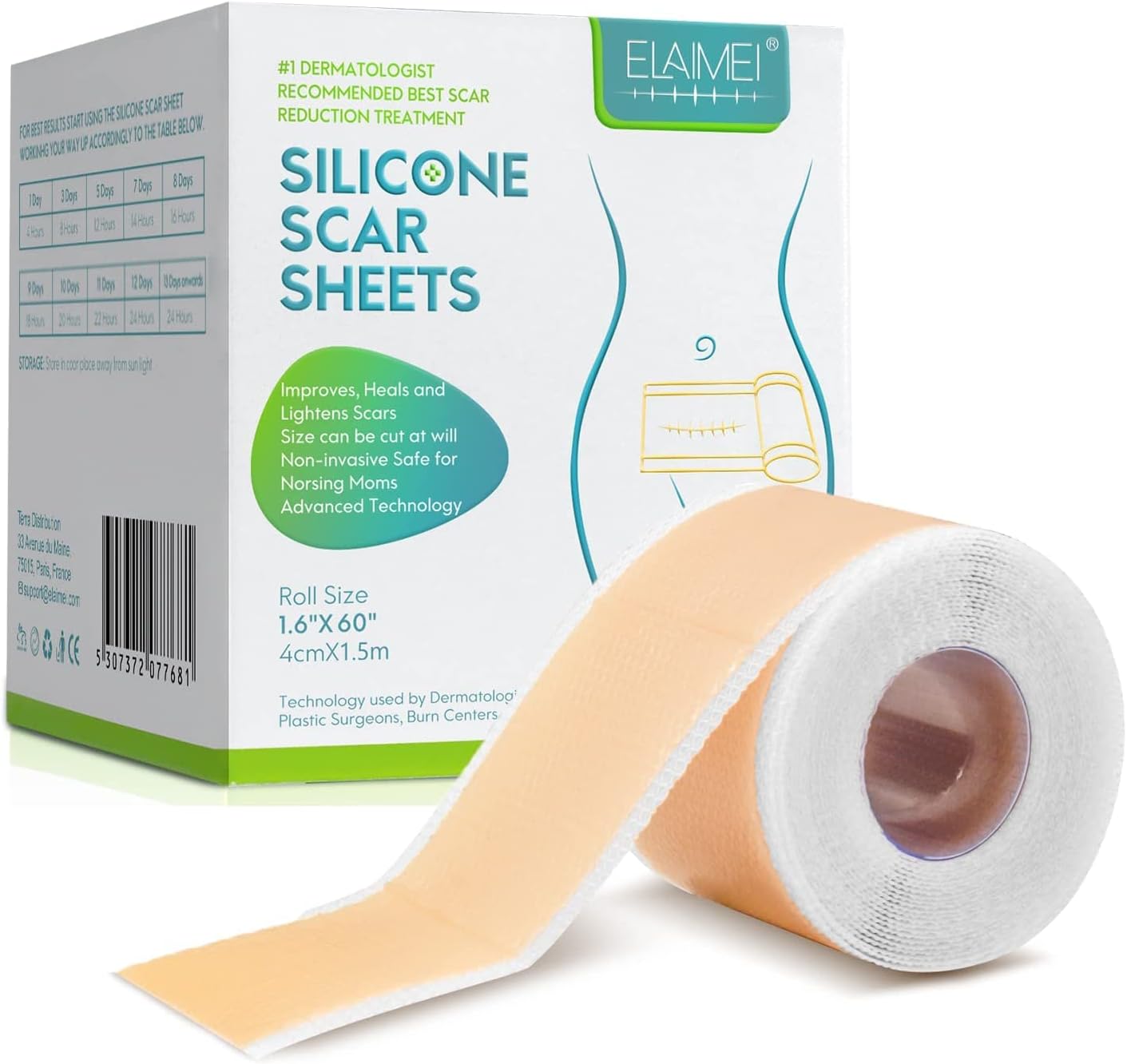 AUTOADHESIVOS PARA ELIMINACION DE CICATRICES 1,5 CM - 1