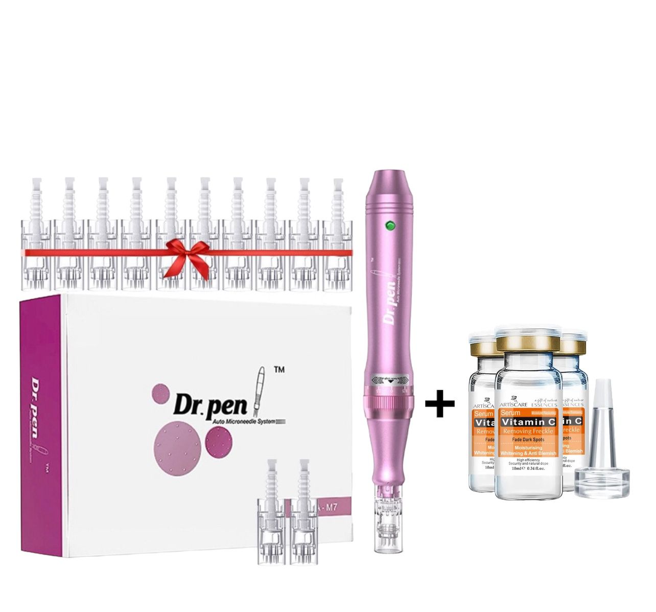 DERMAPEN DR PEN M7-W INALÁMBRICO 3 APOLLAS DE VITAMINA C - 1