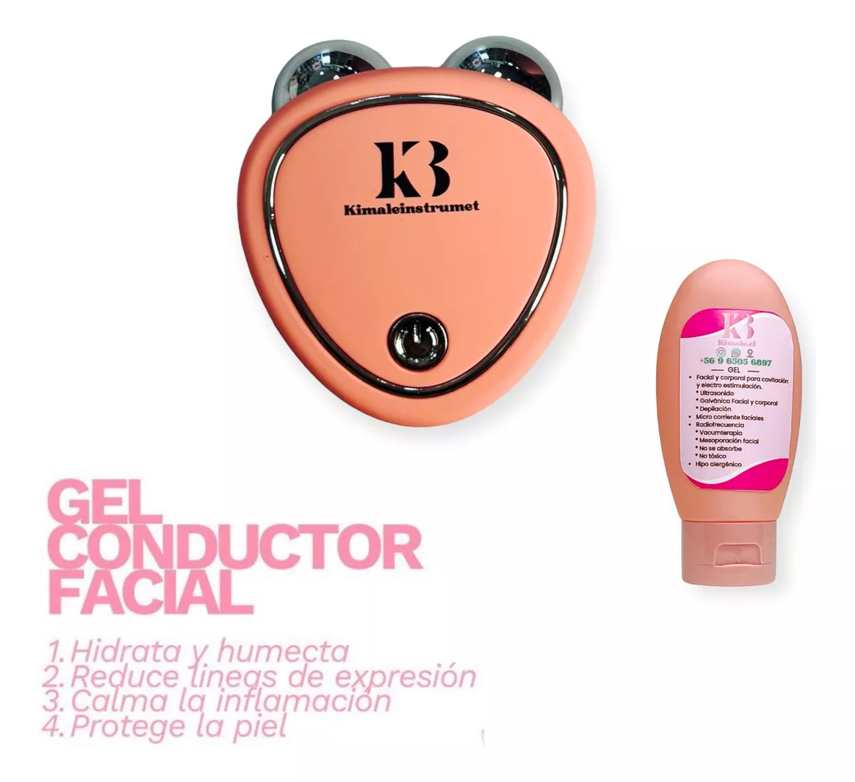 RODILLO FACIAL CON MICROCORRIENTE LEVANTA LA CARA Y APRIETA - 5