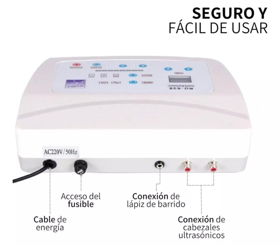 ULTRASONIDO PROFESIONAL 2 EN 1 CORPORAL Y FACIAL 1 A 3 MHZ - 2