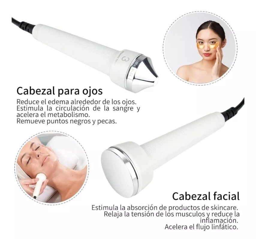 ULTRASONIDO PROFESIONAL 2 EN 1 CORPORAL Y FACIAL 1 A 3 MHZ - 3