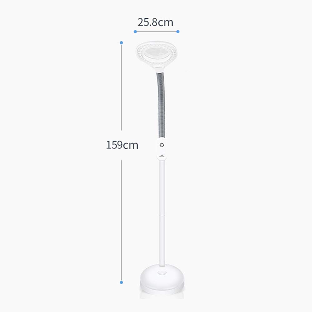 LAMPARA LED LUPA CON PEDESTAL CON ZOOM X5 - 3