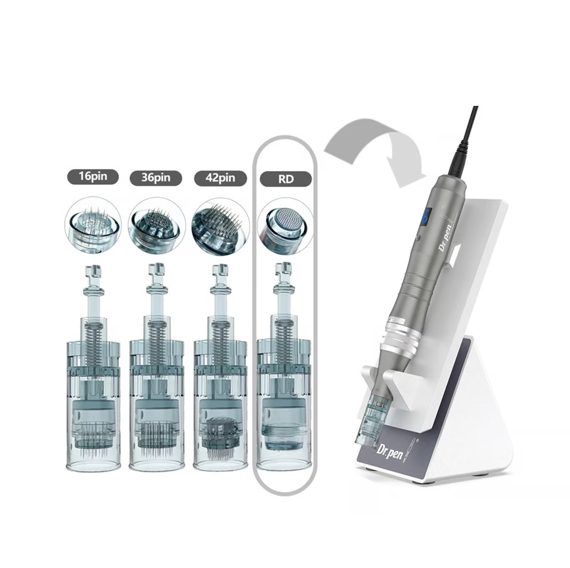 CARTUCHO DERMAPEN DR. PEN M8 NANO ROUND PACK 10 - 1