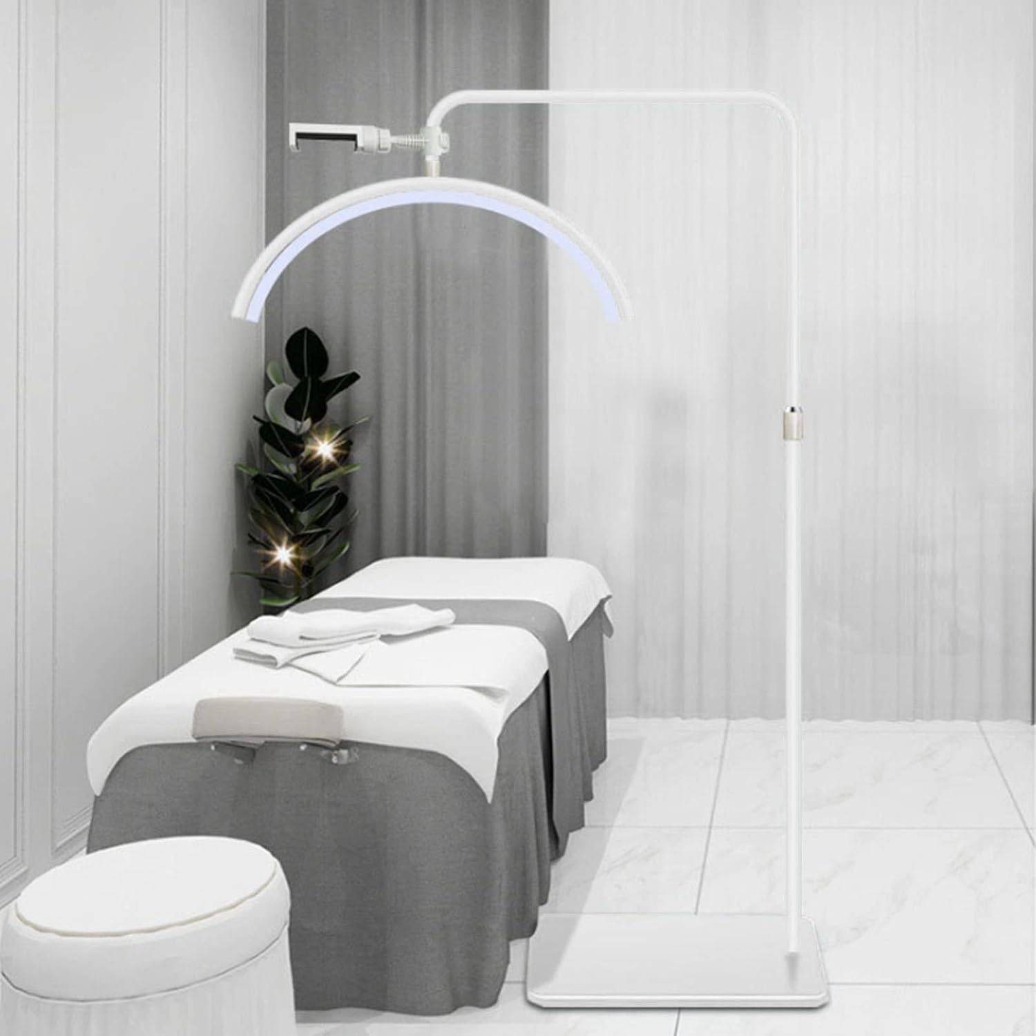 LAMPARA LED MEDIA LUNA ESTÉTICA PARA PESTAÑAS CEJAS CUTIS BLANCA - 5