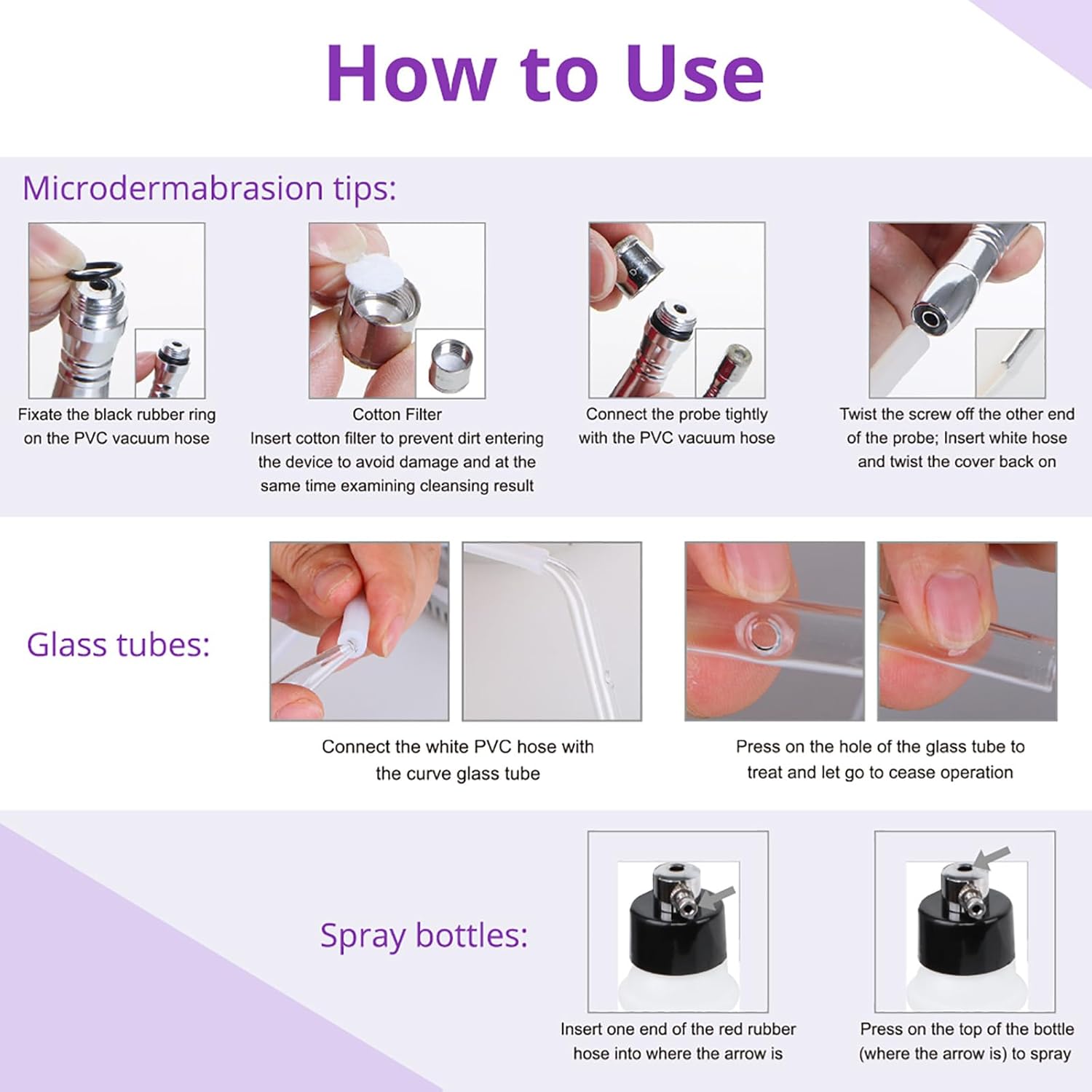 MAQUINA MICRODERMOABRASION MAS VAPORIZADOR NANO IONICO - 3