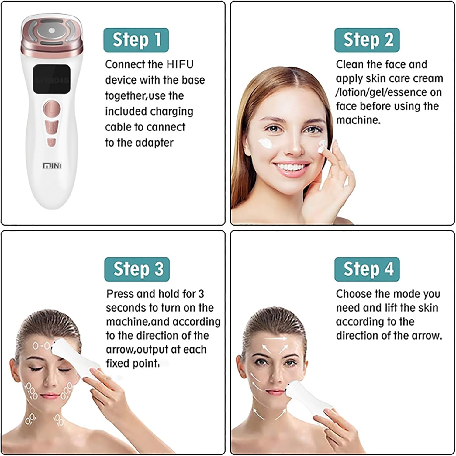MINI HIFU MÁQUINA DE RADIOFRECUENCIA FACIAL RFLIFTING - 2