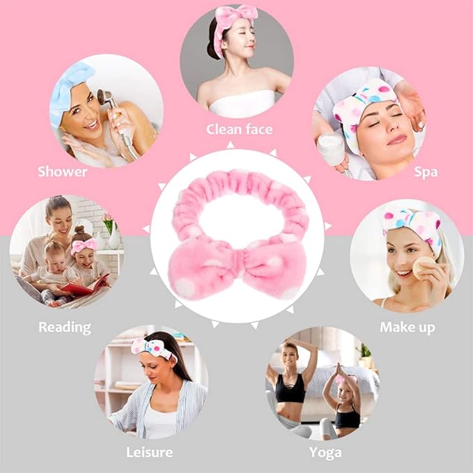 PACK X 12 CINTILLO SPA PARA MAQUILLAJE - LIMPIEZA FACIAL - 2