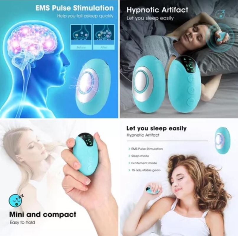 DISPOSITIVO PORTÁTIL INDUCE EL SUEÑO AYUDA A DORMIR ANSIEDAD - 2