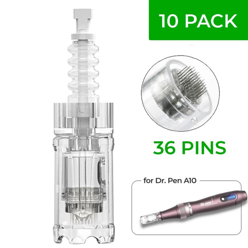AGUJAS PARA DERMAPEN A10 MICRO AGUJAS ELECTRICAS 10 UNIDADES 36 PINES - 5