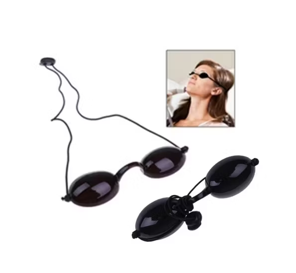 GAFAS DE PROTECCIÓN UV PARA DEPILADORA LASER IPL FOTOTERAPIA NEGRO - 3