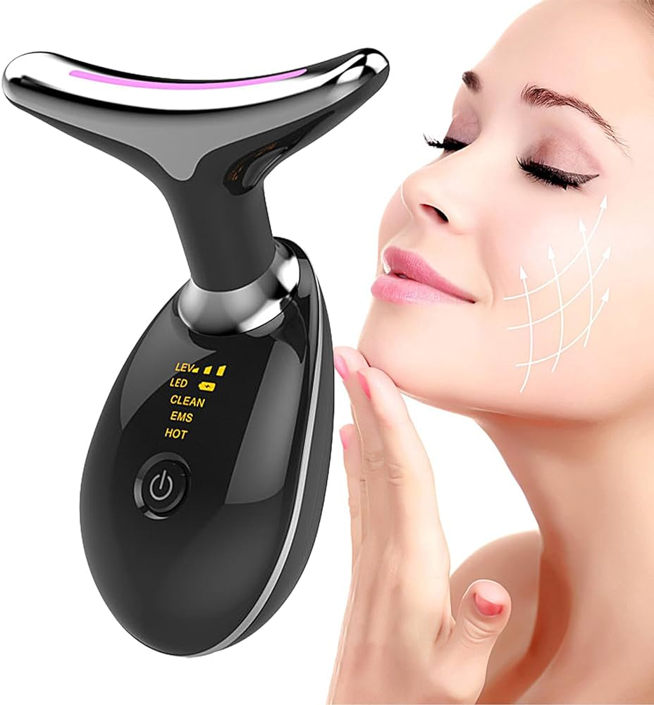 MASAJEADOR FACIAL REDUCTOR DE PAPADA Y ARRUGAS RECARGABLE - 5