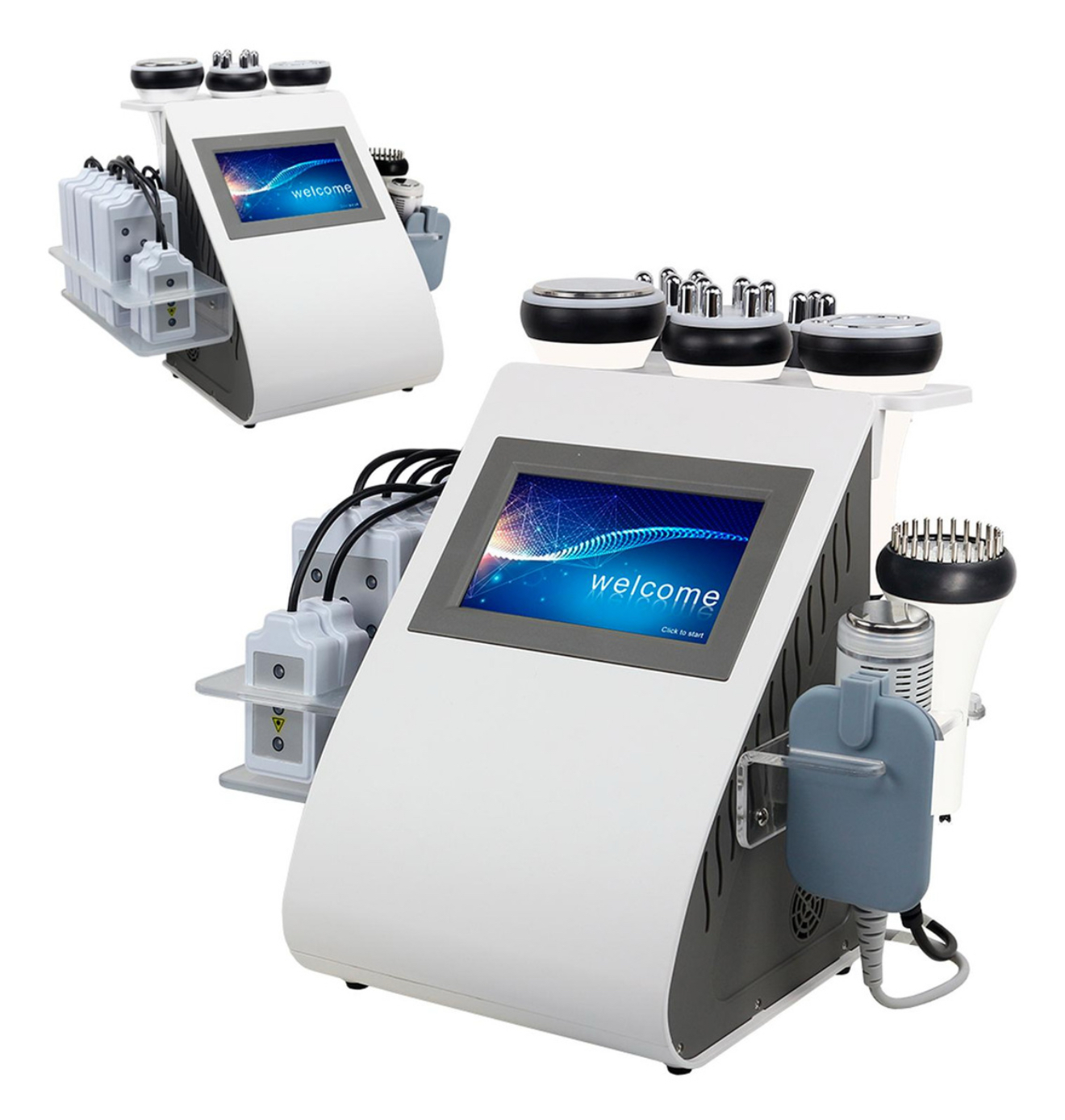 MAQUINA LIPOLASER 9 EN 1 CAVITACIÓN RADIOFRECUENCIA RF VACUM - 4