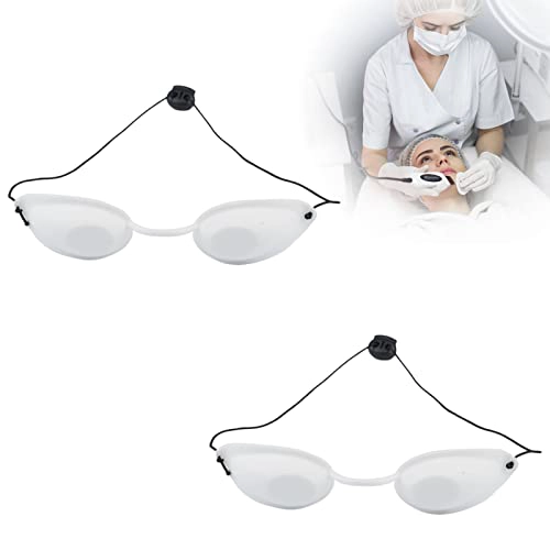 GAFAS DE PROTECCIÓN UV PARA DEPILADORA LASER IPL FOTOTERAPIA BLANCO - 3