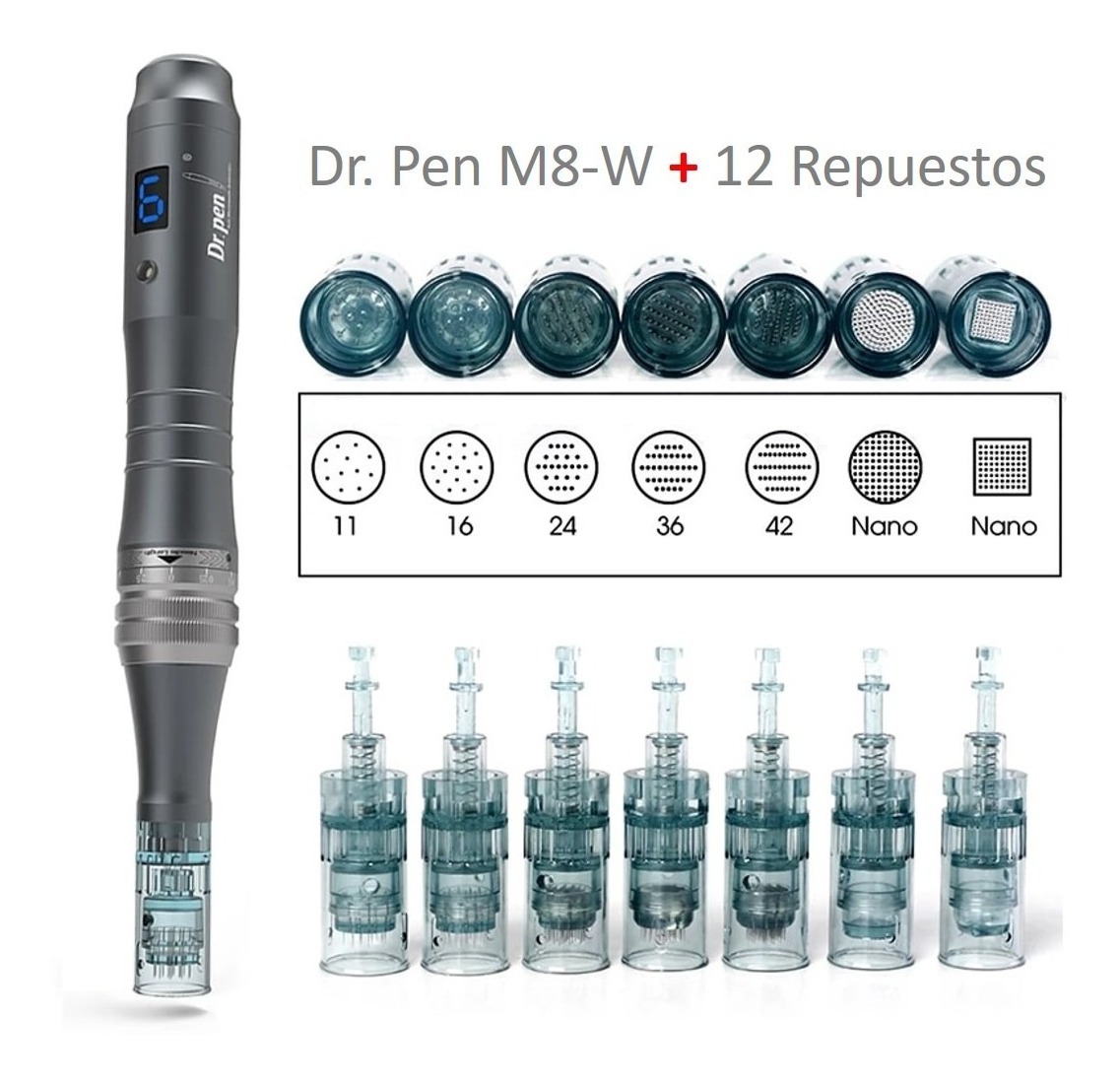 DERMAPEN M8 INALÁMBRICO10 AGUJAS. - 7