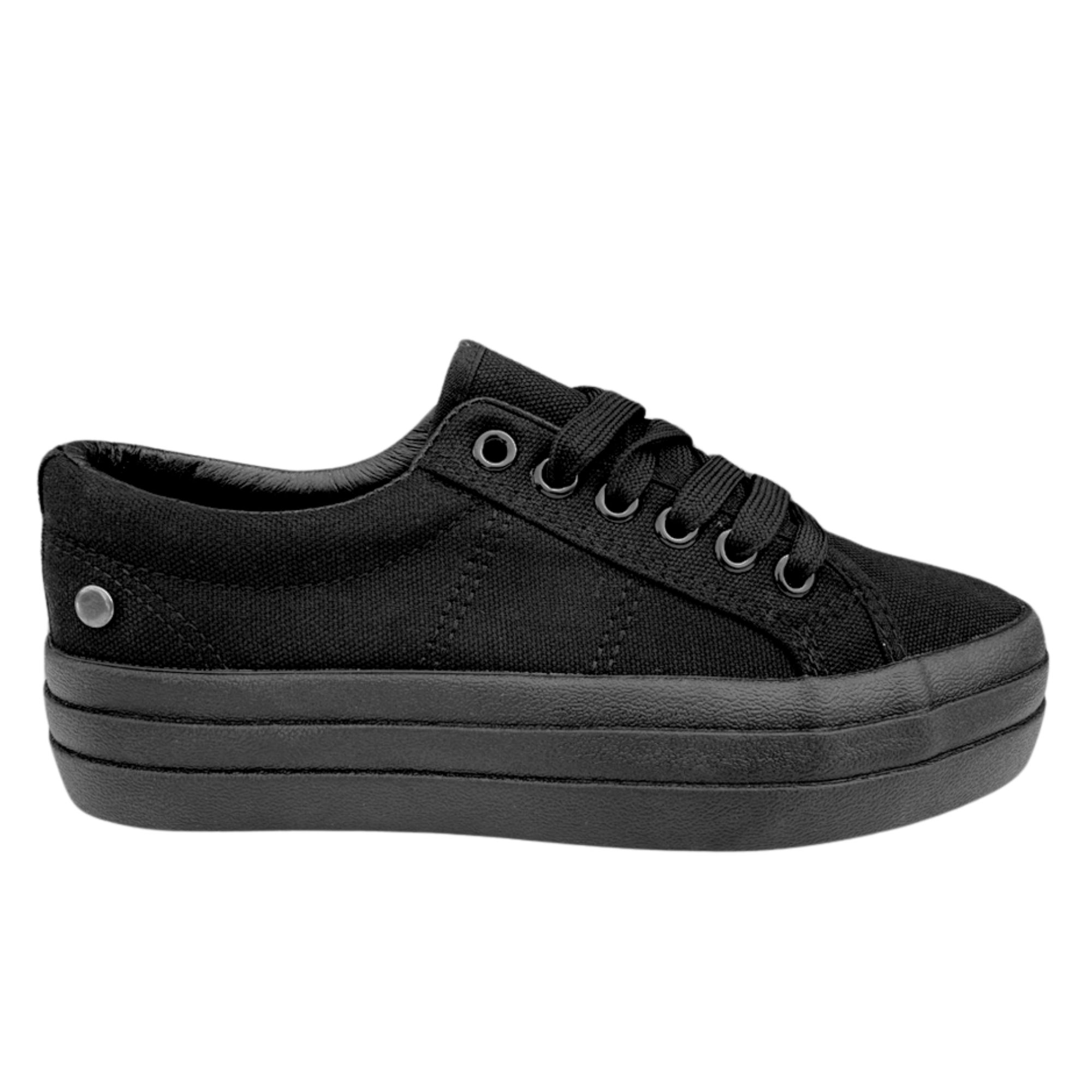 ZAPATILLAS MUJER BOTELI URBANAS NEGRO HANA BELLA MODA - 1
