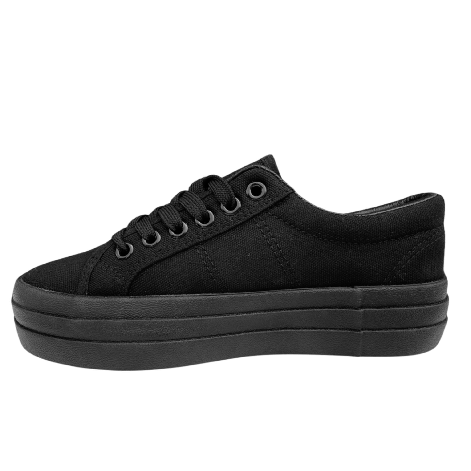 ZAPATILLAS MUJER BOTELI URBANAS NEGRO HANA BELLA MODA - 2
