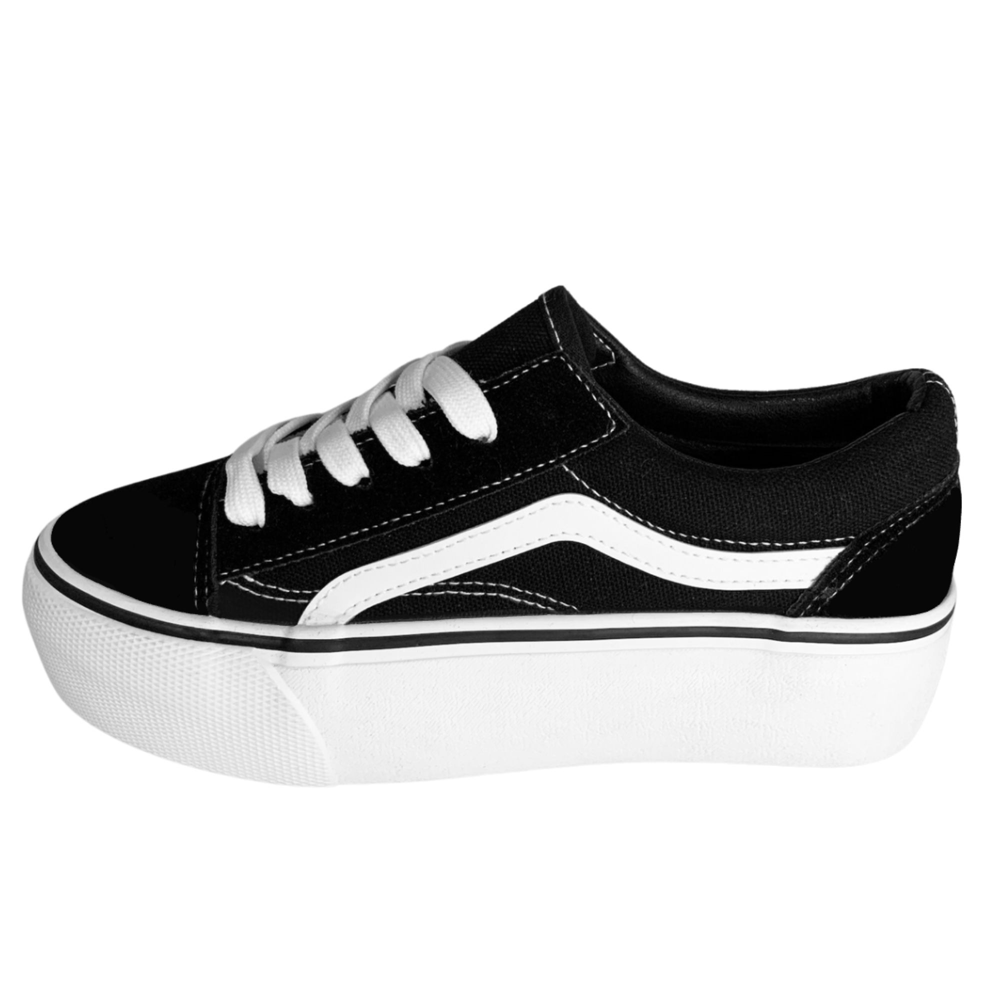 ZAPATILLAS MUJER BOTELI URBANAS NEGRO BELÉN BELLA MODA - 3