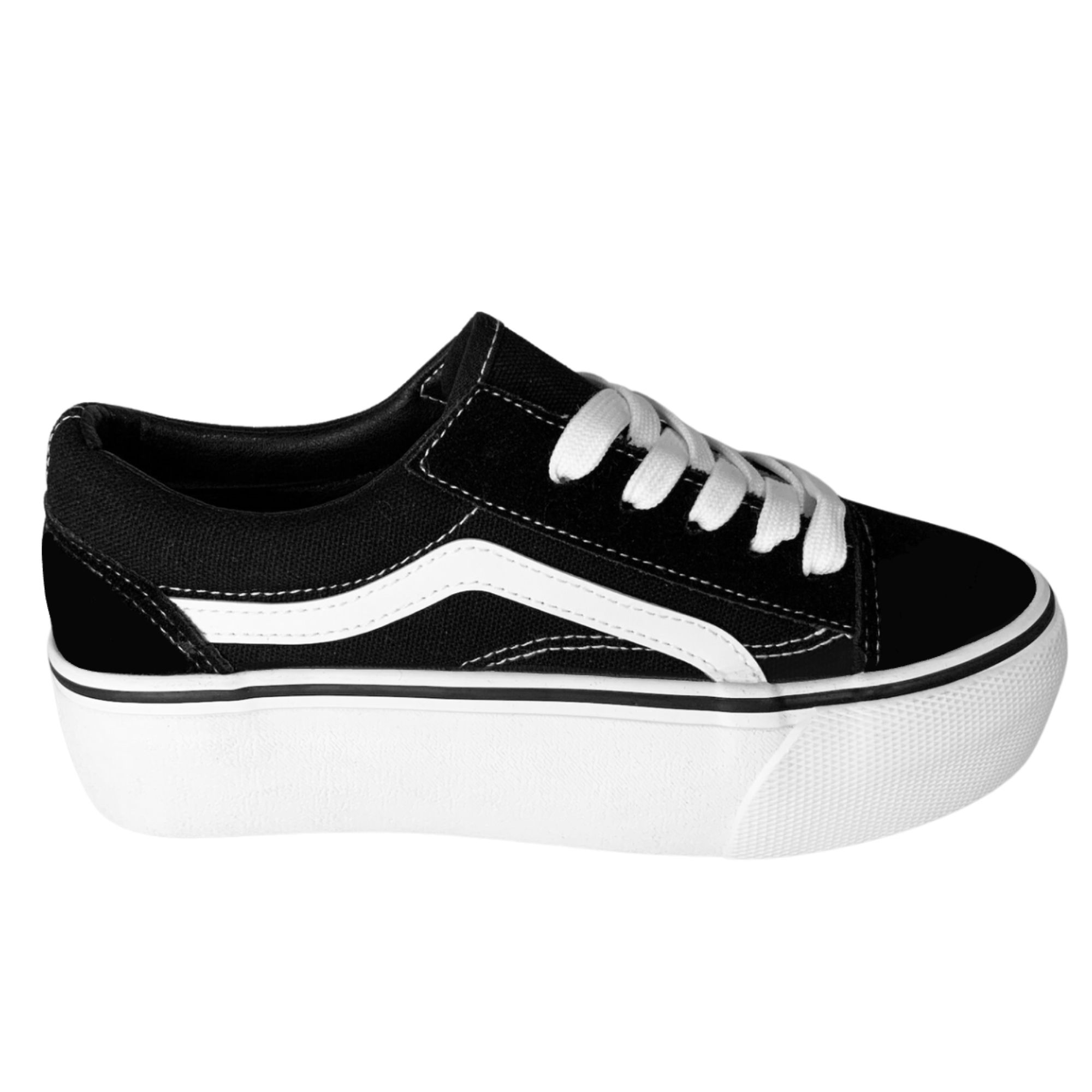 ZAPATILLAS MUJER BOTELI URBANAS NEGRO BELÉN BELLA MODA - 4