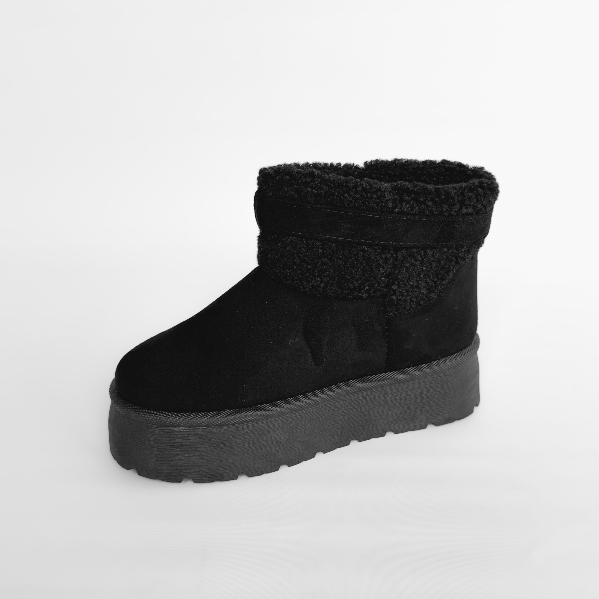 PANTUBOTA MUJER LIZ EN COLOR NEGRO BELLA MODA - 4