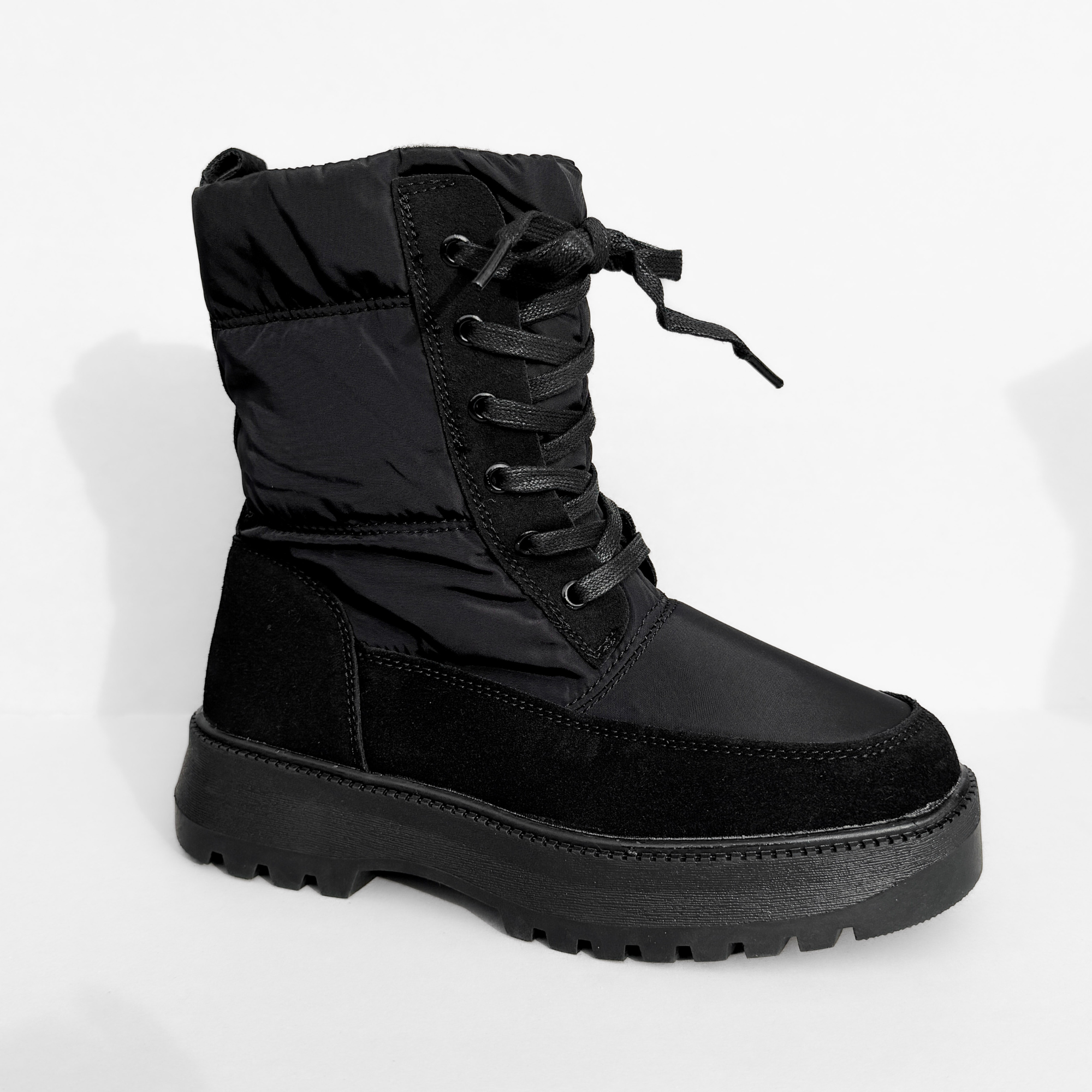 BOTIN IMPERMIABLE CHIPORRO MUJER KALA EN COLOR NEGRO BELLA MODA - 3