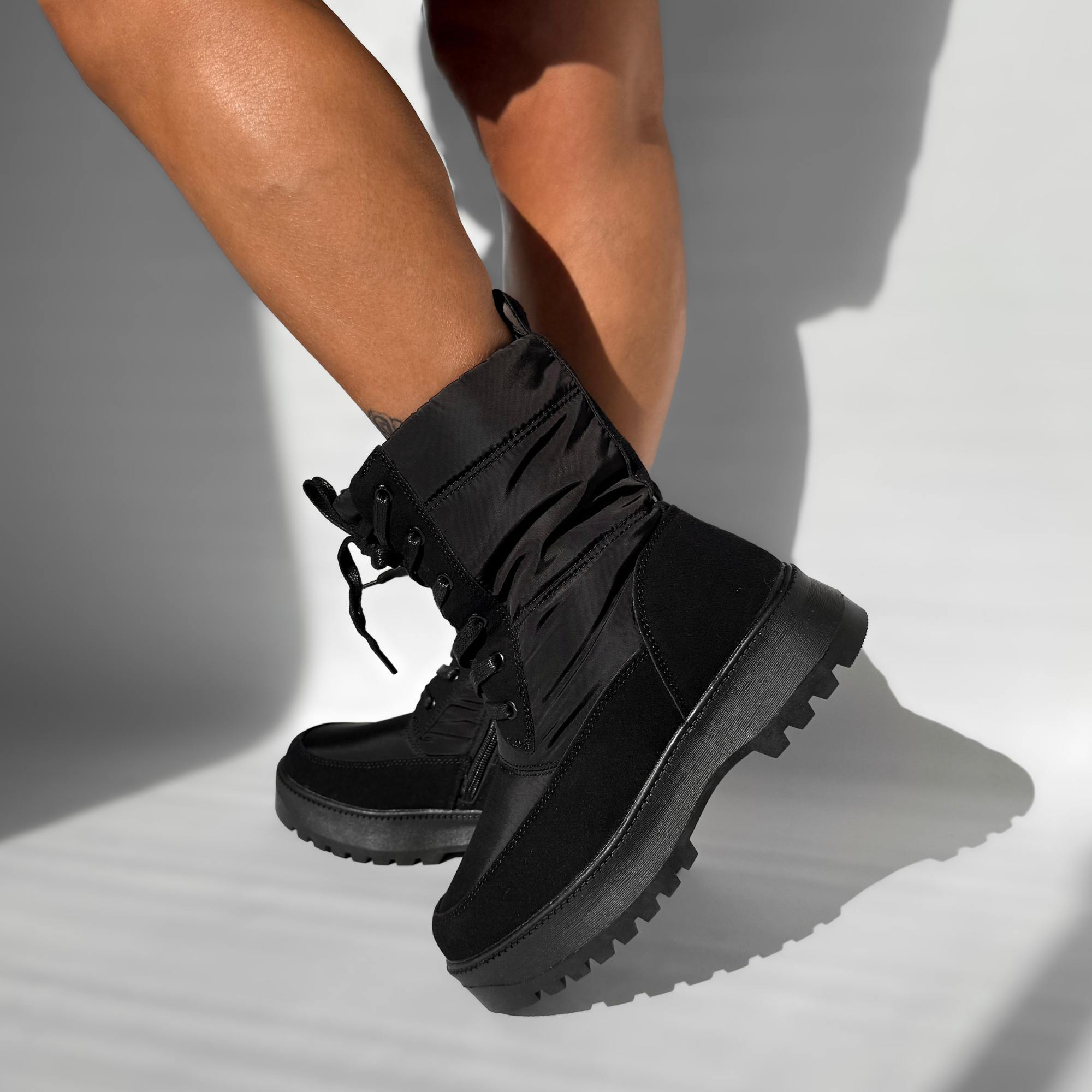 BOTIN IMPERMIABLE CHIPORRO MUJER KALA EN COLOR NEGRO BELLA MODA - 7