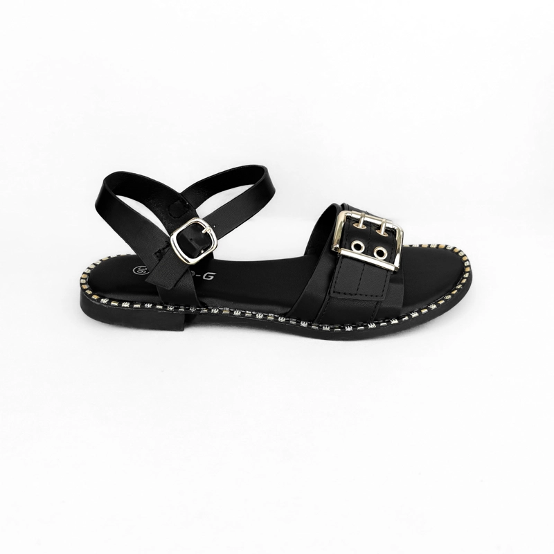 SANDALIA MUJER SARA NEGRO BELLA MODA - 1