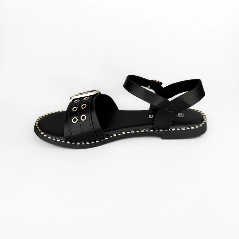 SANDALIA MUJER SARA NEGRO BELLA MODA - 2