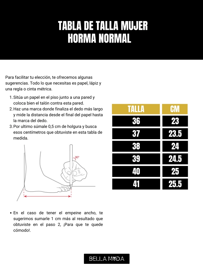 ZAPATILLA MUJER TAHIRA NEGRO BELLA MODA - 7