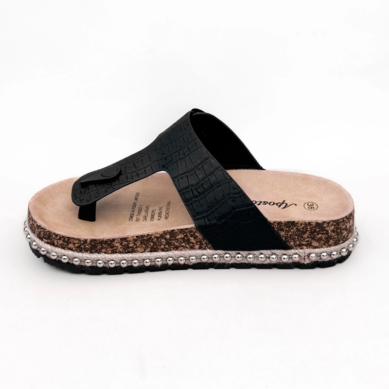 SANDALIA MUJER DEVA NEGRO BELLA MODA - 2