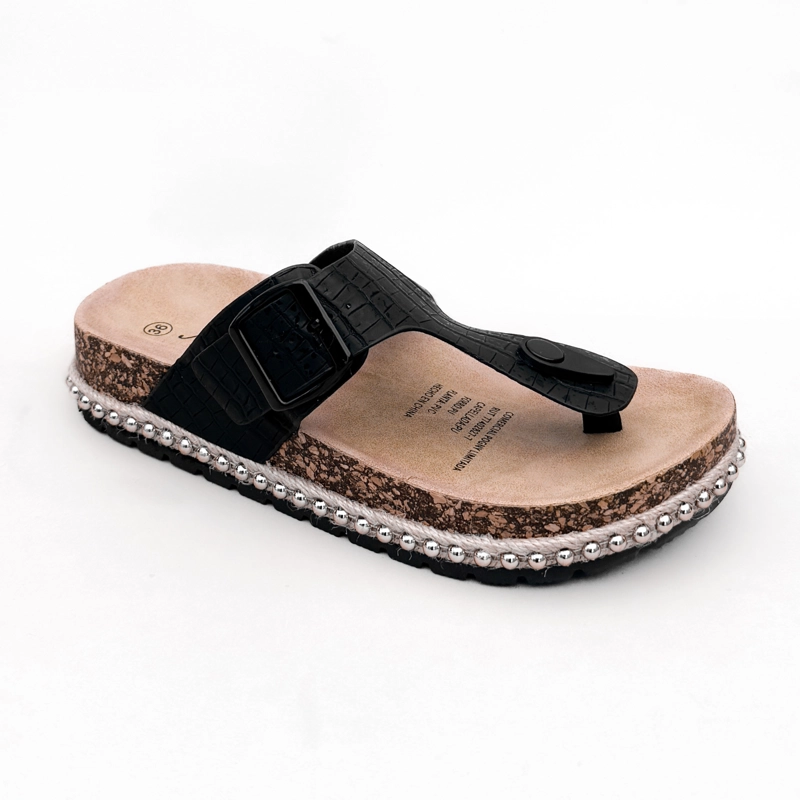 SANDALIA MUJER DEVA NEGRO BELLA MODA - 3