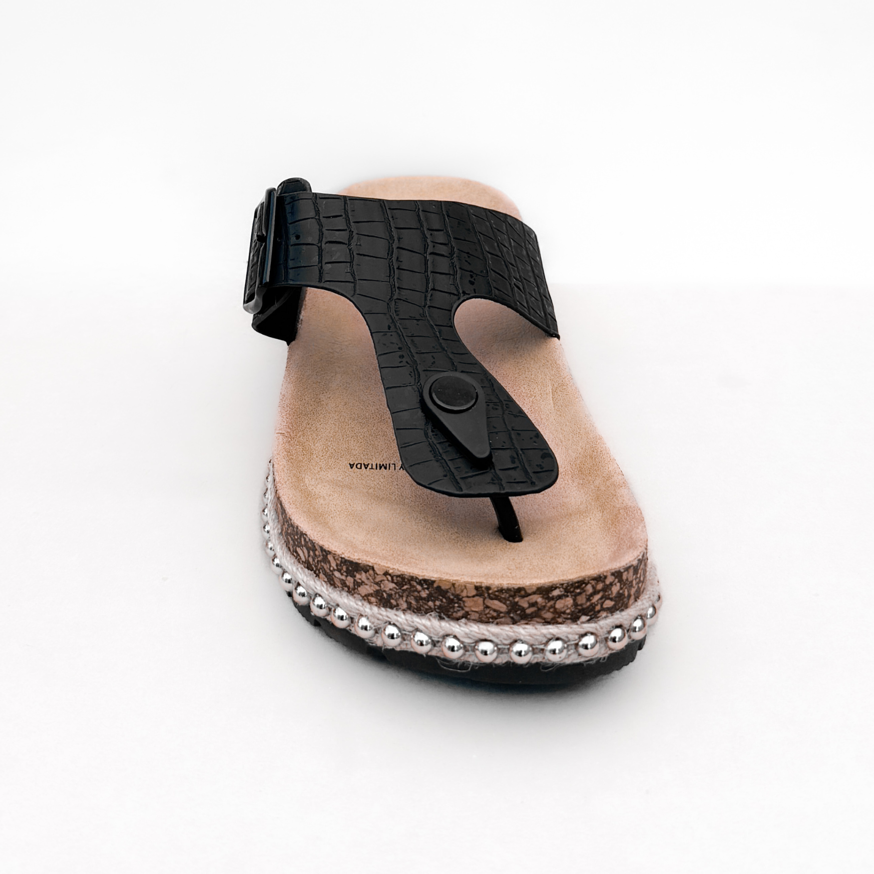 SANDALIA MUJER DEVA NEGRO BELLA MODA - 5