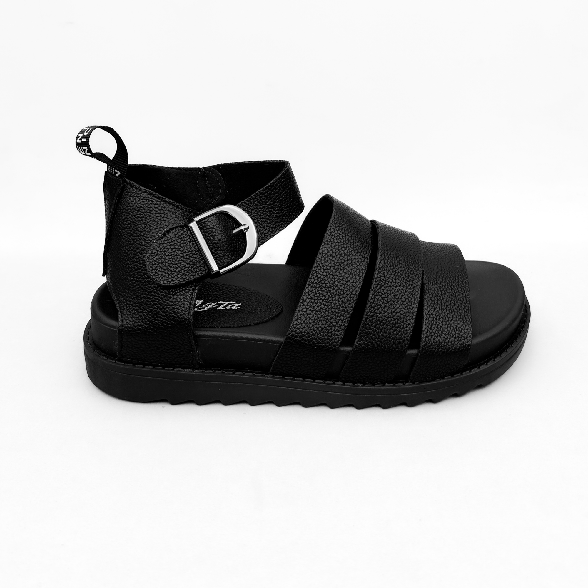 SANDALIA MUJER GAIA NEGRO BELLA MODA - 1