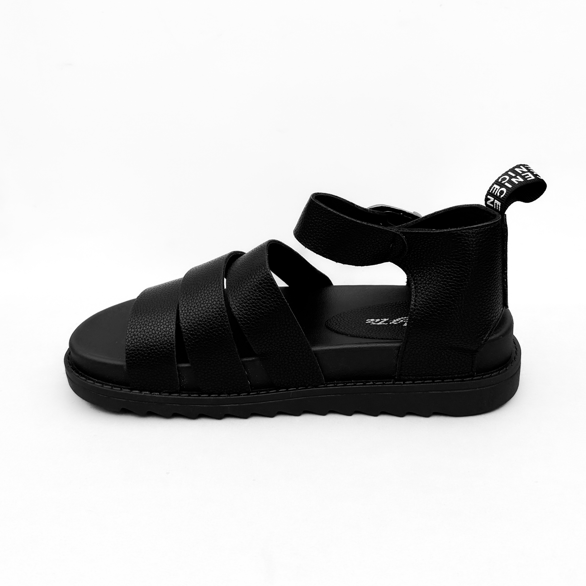 SANDALIA MUJER GAIA NEGRO BELLA MODA - 2