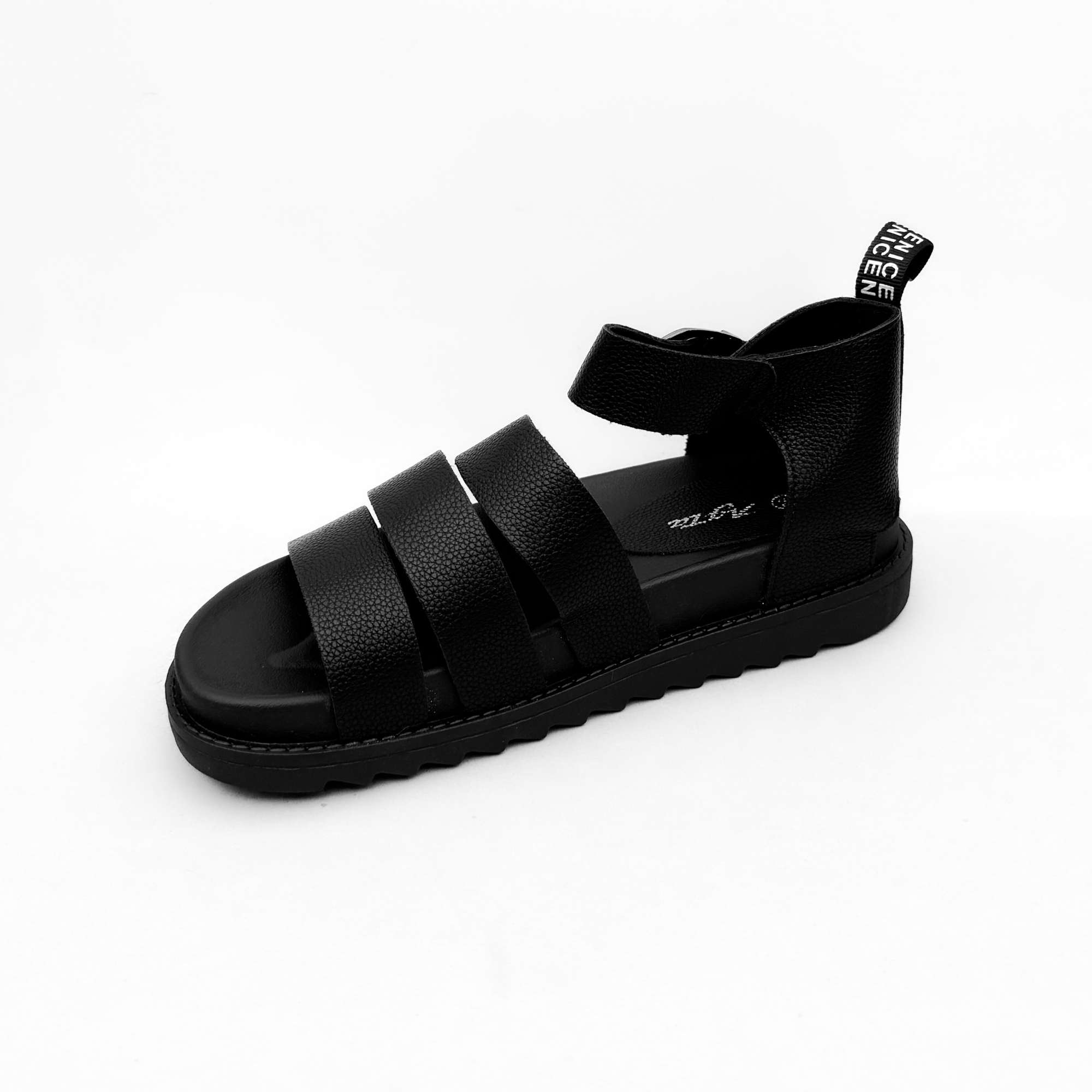 SANDALIA MUJER GAIA NEGRO BELLA MODA - 4