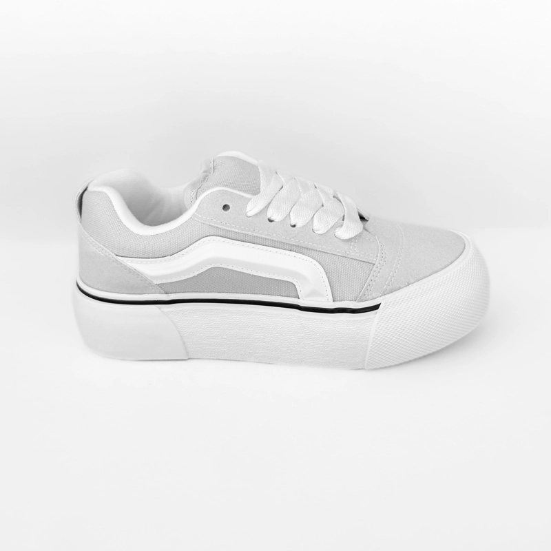 ZAPATILLA MUJER TAYRA GRIS BELLA MODA - 1