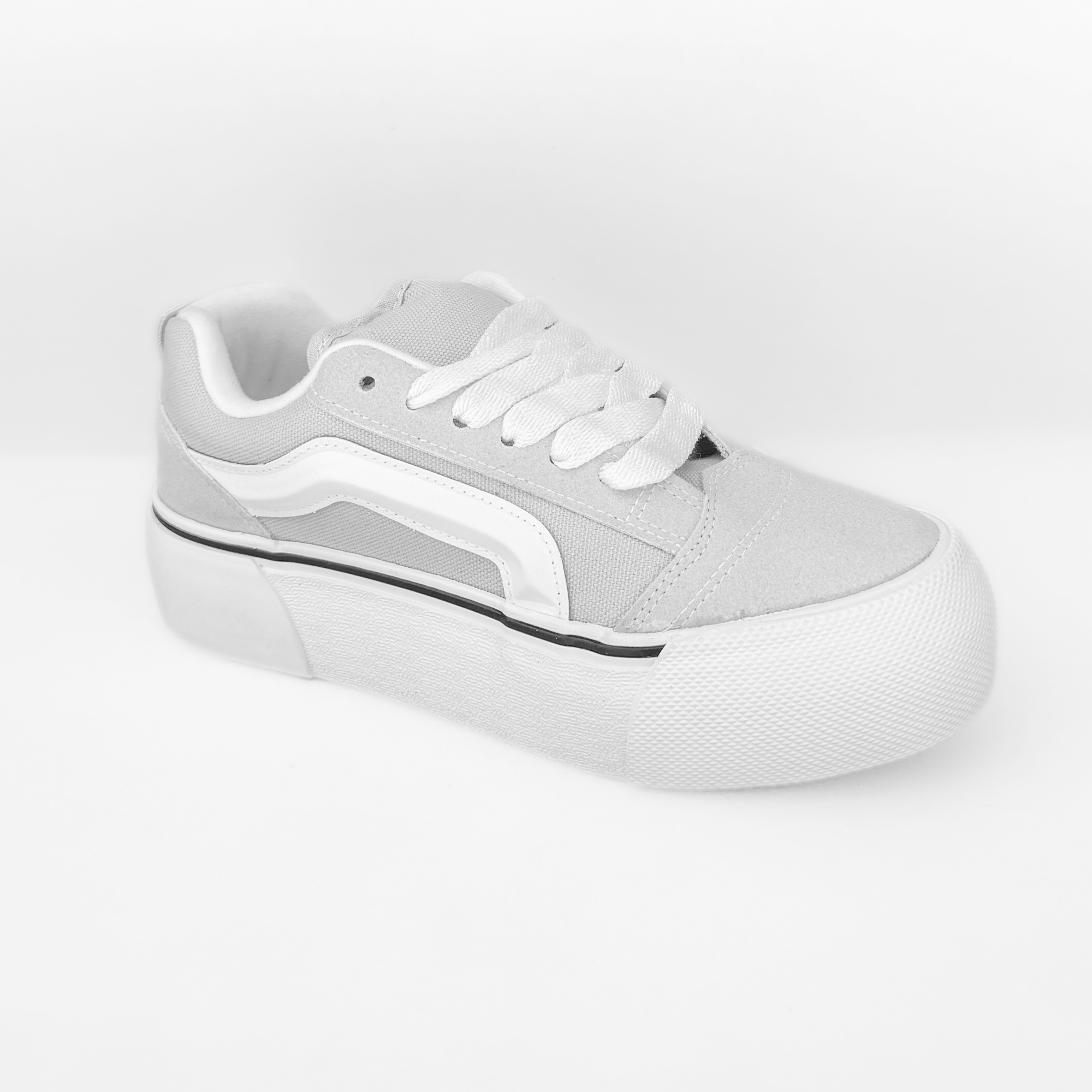 ZAPATILLA MUJER TAYRA GRIS BELLA MODA - 3