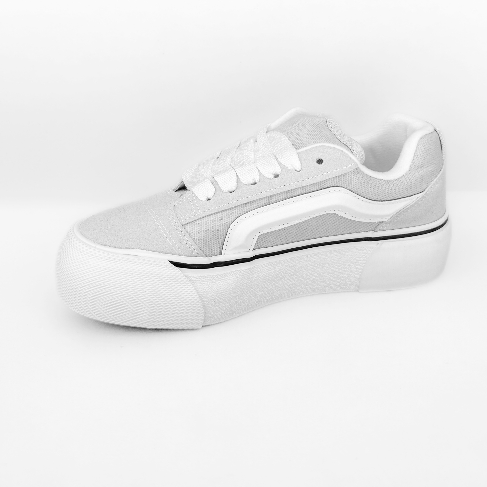 ZAPATILLA MUJER TAYRA GRIS BELLA MODA - 4