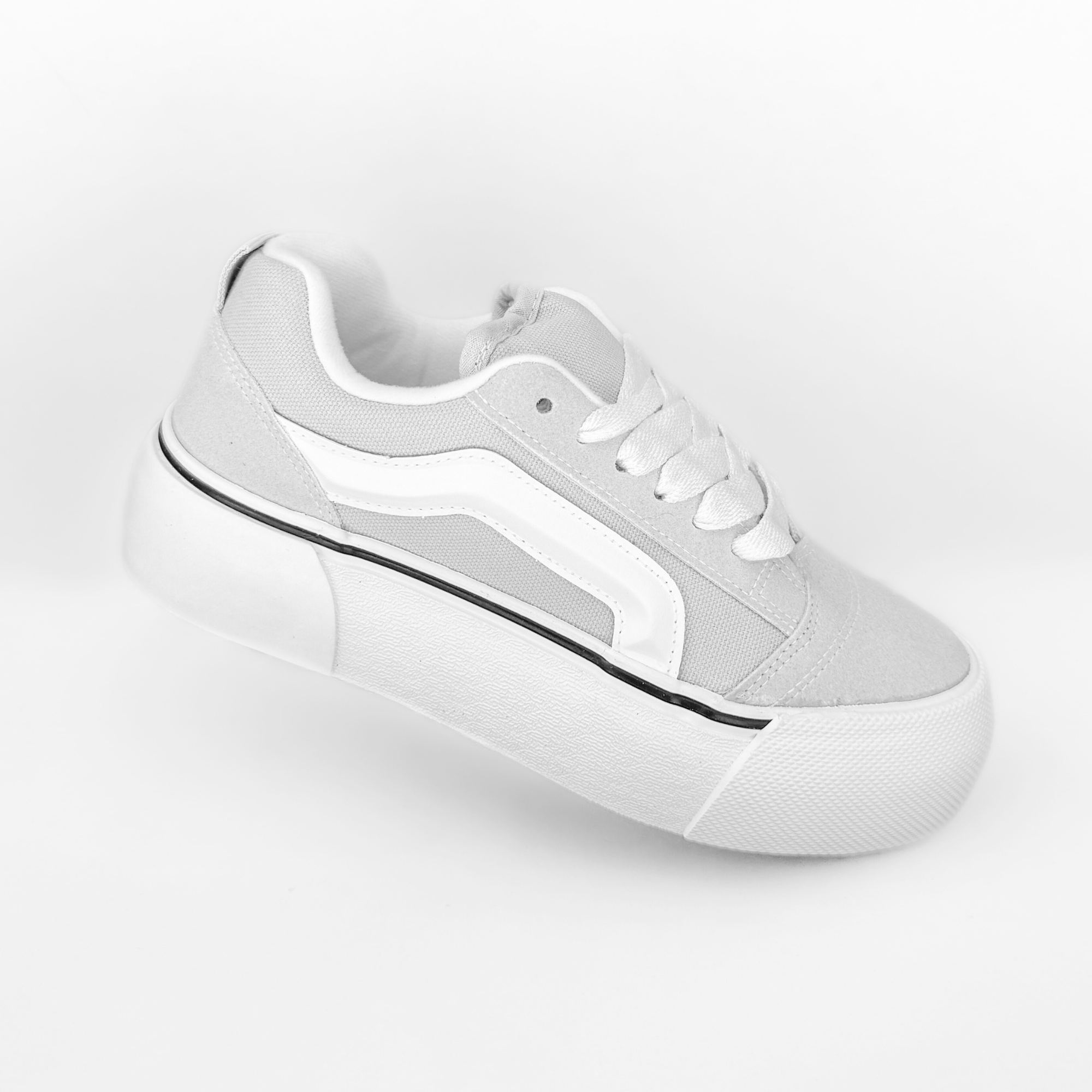 ZAPATILLA MUJER TAYRA GRIS BELLA MODA - 6