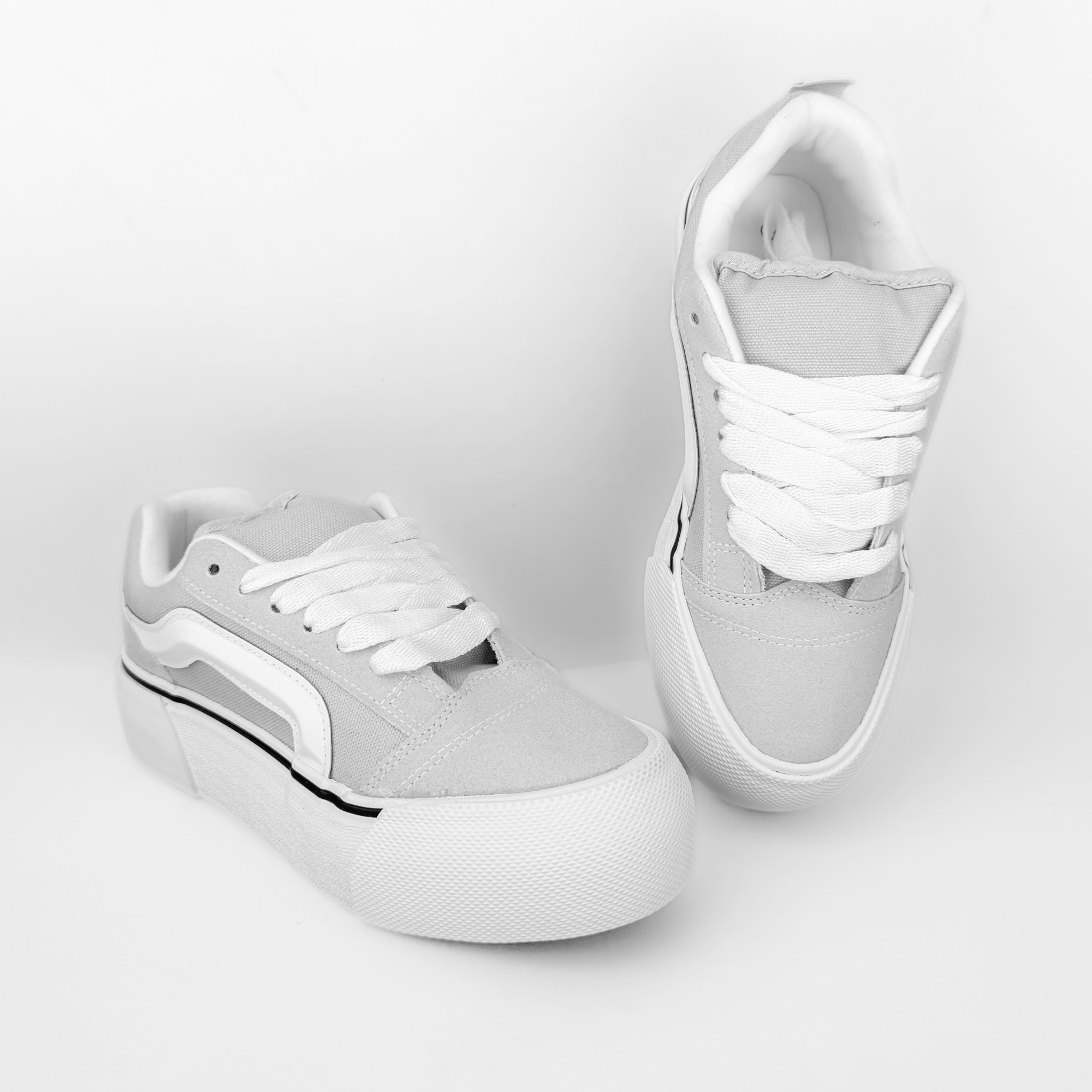 ZAPATILLA MUJER TAYRA GRIS BELLA MODA - 7