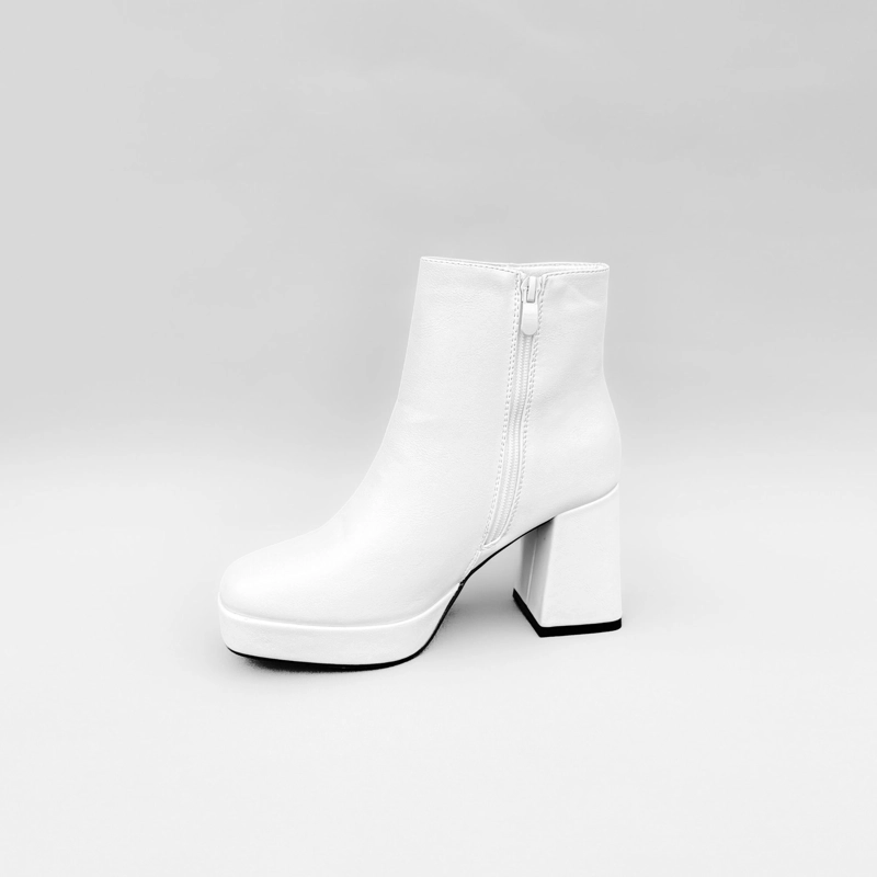 BOTIN MUJER LIA BLANCO BELLA MODA - 2