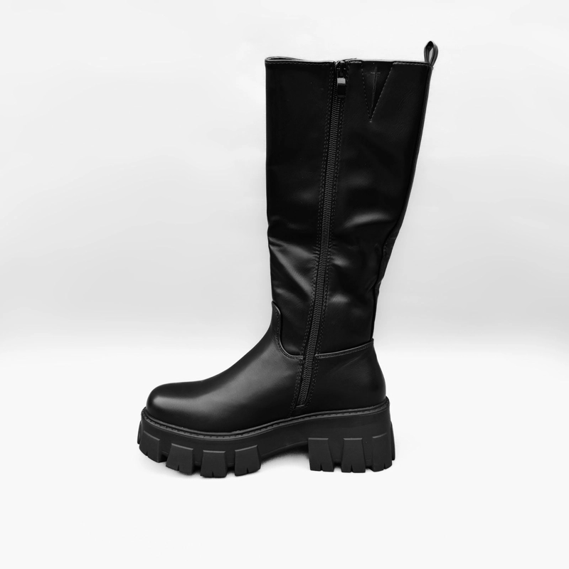 BOTA MUJER BECKY NEGRO BELLA MODA - 2