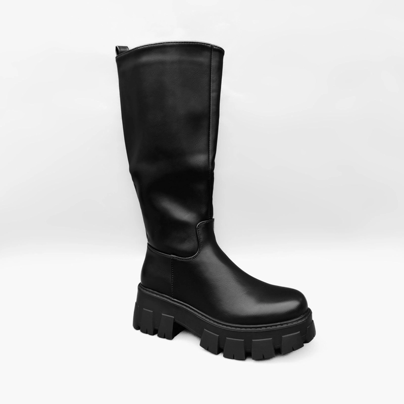 BOTA MUJER BECKY NEGRO BELLA MODA - 3