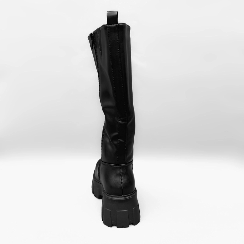 BOTA MUJER BECKY NEGRO BELLA MODA - 5