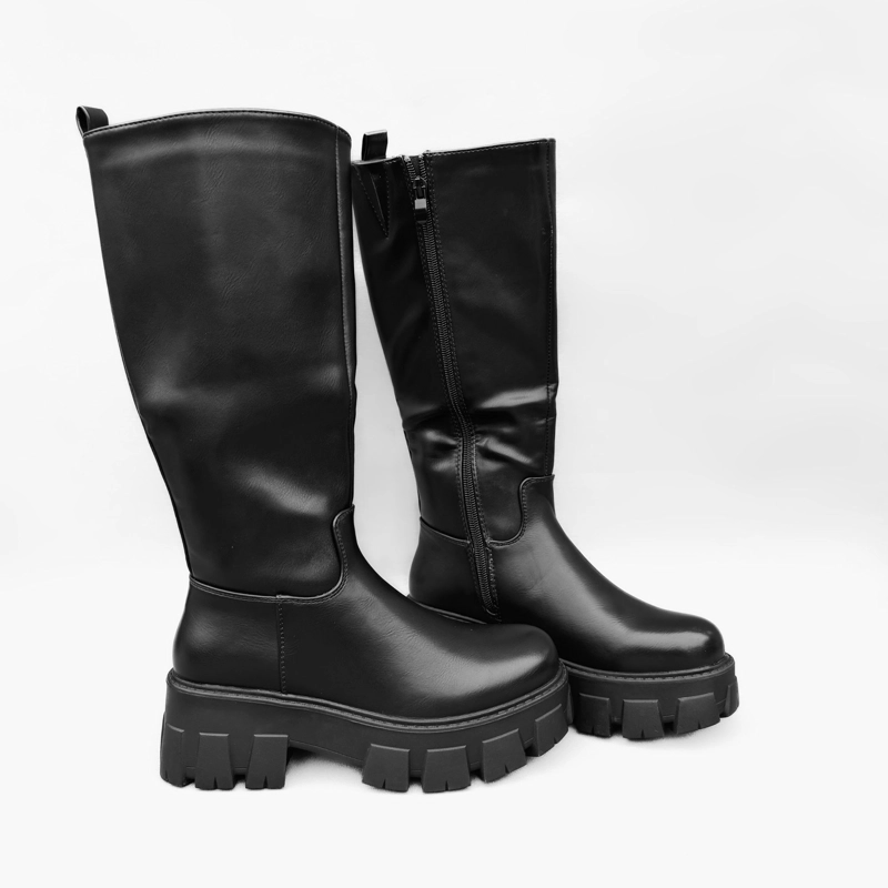 BOTA MUJER BECKY NEGRO BELLA MODA - 6