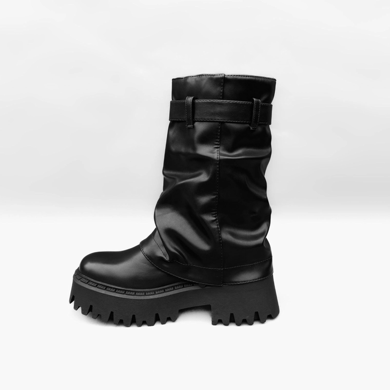 BOTIN MUJER MEL NEGRO BELLA MODA - 2