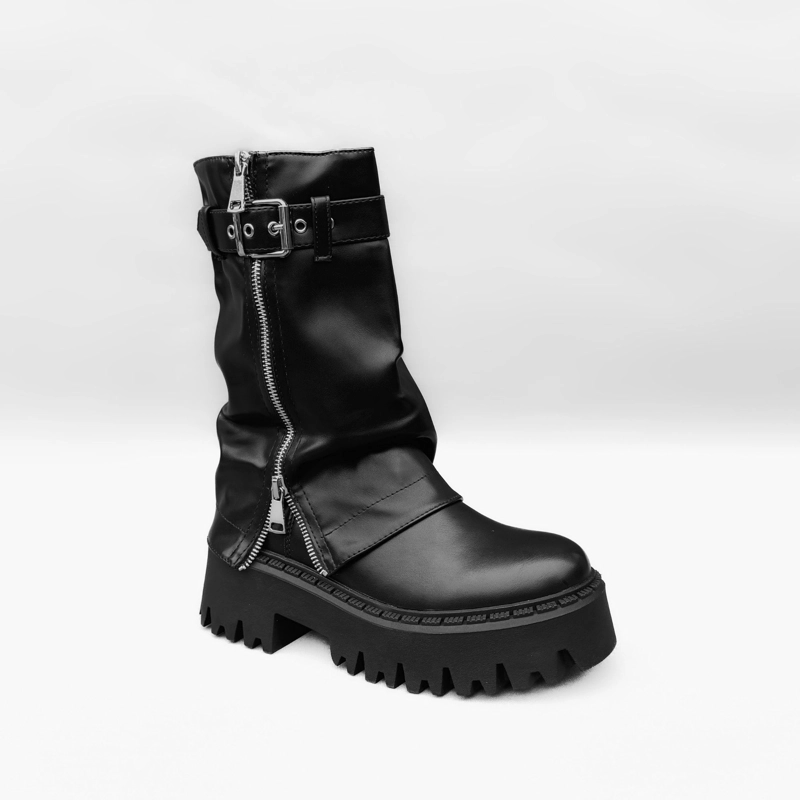 BOTIN MUJER MEL NEGRO BELLA MODA - 3