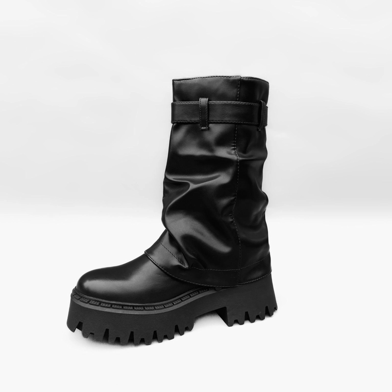 BOTIN MUJER MEL NEGRO BELLA MODA - 4