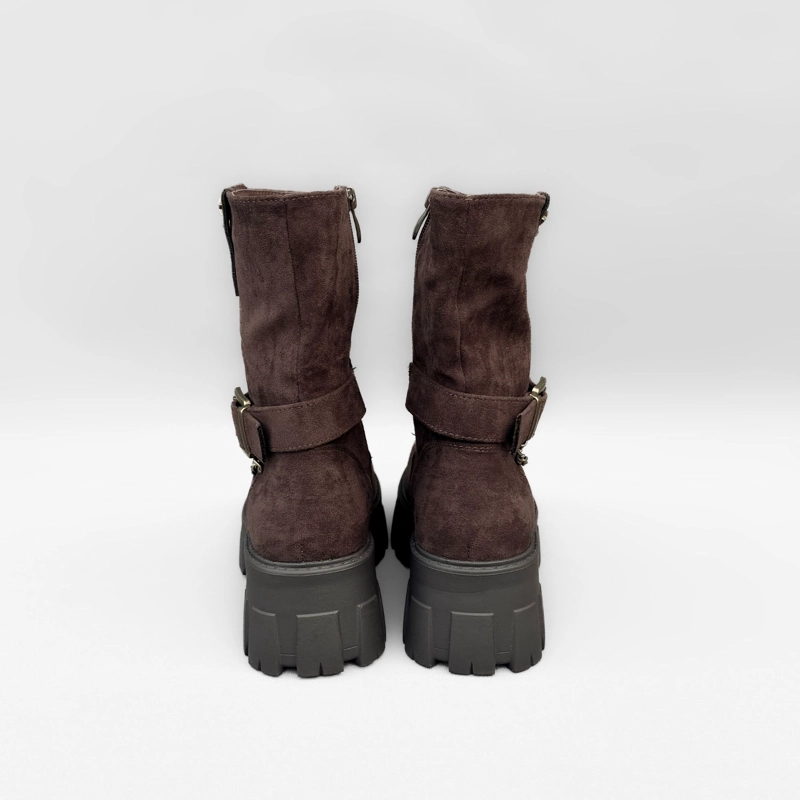 BOTIN MUJER CORA CAFE  BELLA MODA - 6